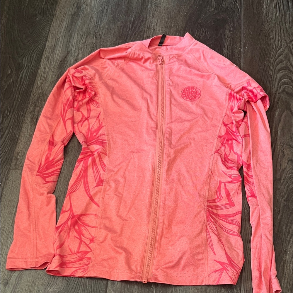 Rip Curl Coral Zip-Up Rashguard